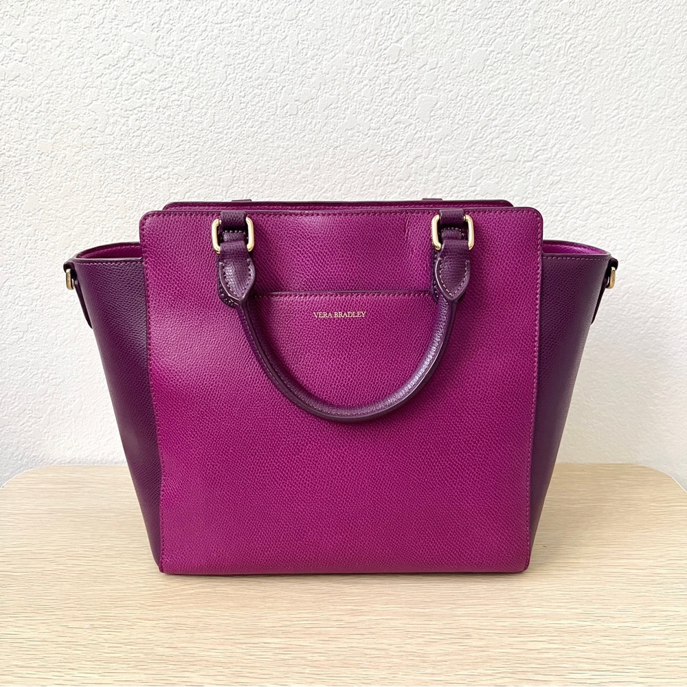 Vera Bradley Morgan Leather Satchel